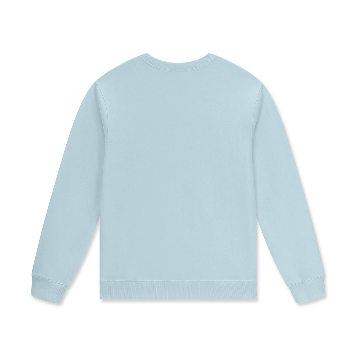 Streetwear Unisex Cotton Pullover in ice water, alternate angle