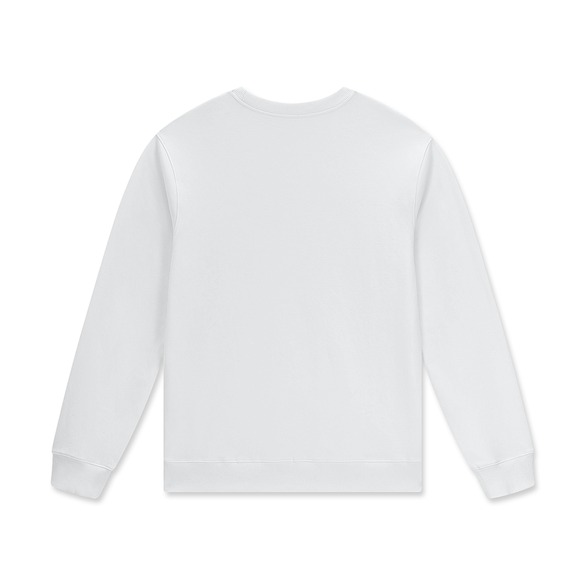 Streetwear Unisex Cotton Pullover in lucent white, alternate angle