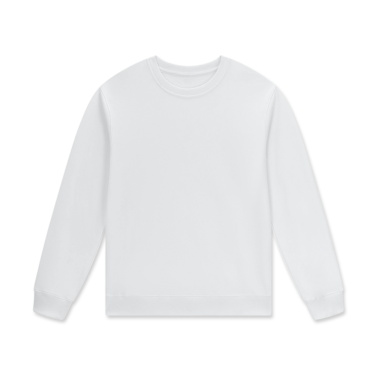 Streetwear Unisex Cotton Pullover in lucent white