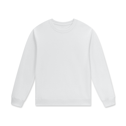 Streetwear Unisex Cotton Pullover in lucent white