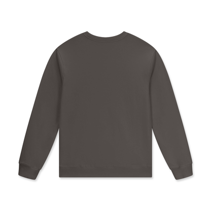Streetwear Unisex Cotton Pullover in pirate black, alternate angle
