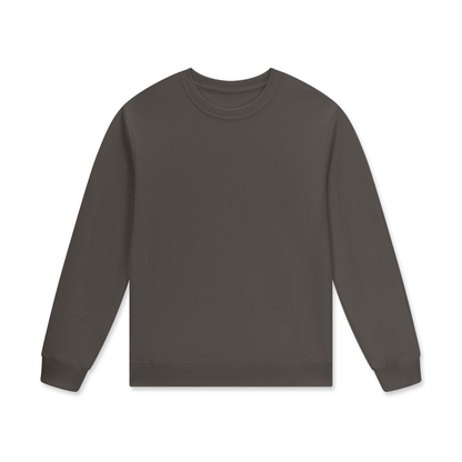 Streetwear Unisex Cotton Pullover in pirate black