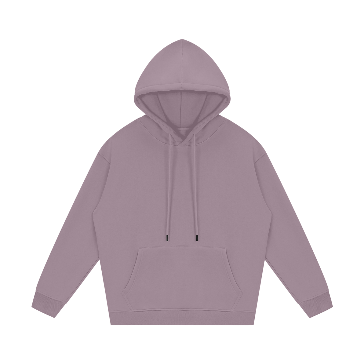 Streetwear Unisex Fleece Hoodie in ash purple