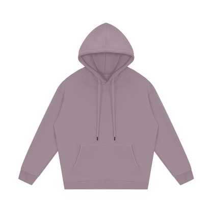 Streetwear Unisex Fleece Hoodie in ash purple
