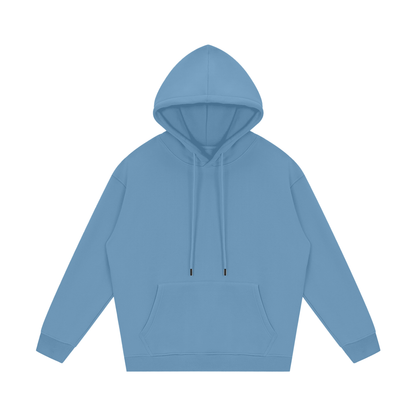 Streetwear Unisex Fleece Hoodie in medium blue