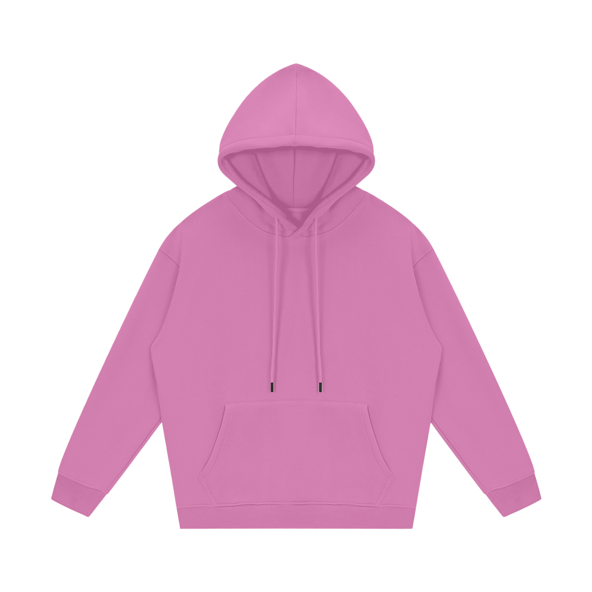 Streetwear Unisex Fleece Hoodie in rose pink