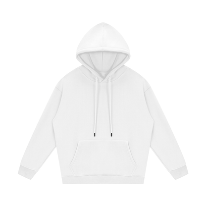 Streetwear Unisex Fleece Hoodie in white