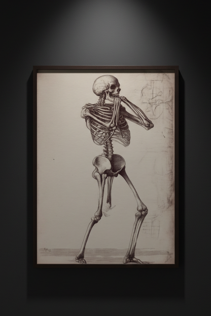 Study of Motion and Bone, art print
