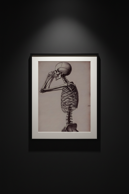 The Anatomist's Profile, art print