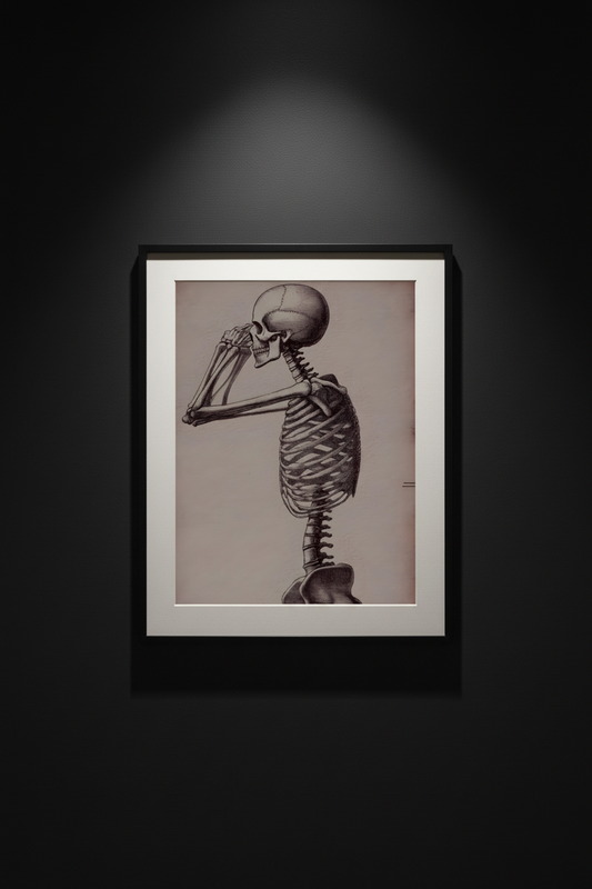 The Anatomist's Profile, art print
