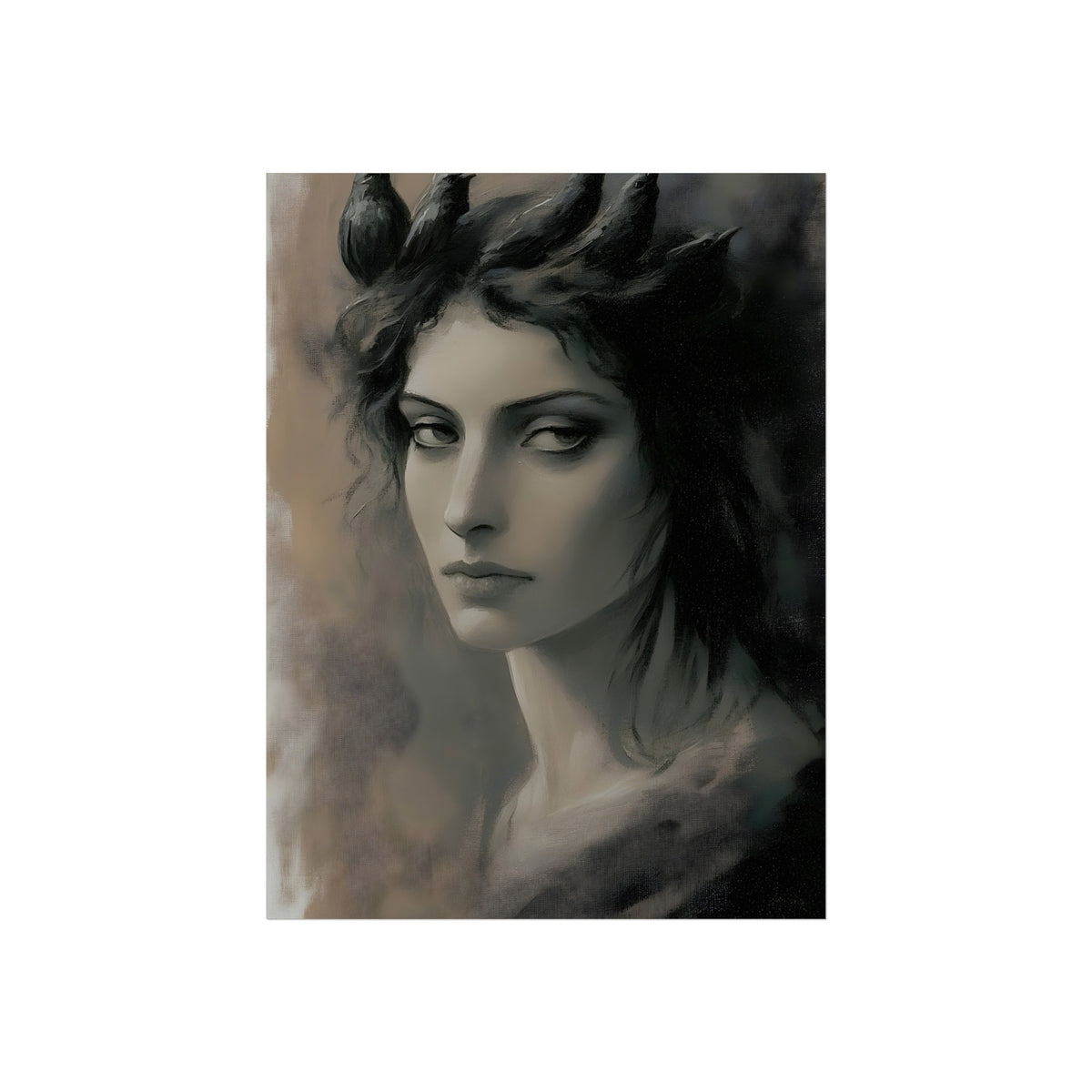 The Antlered Muse, art print, view 3