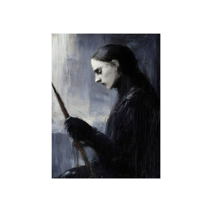 The Archer in Blue Gray, art print, view 3
