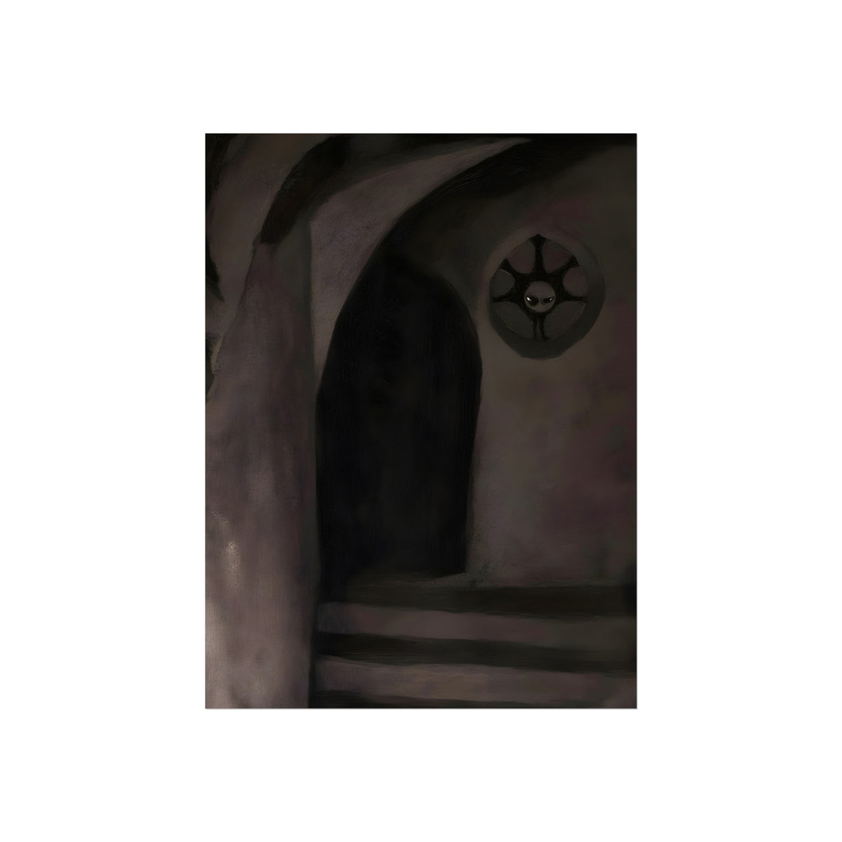 The Archway Between | Gothic Architecture Fine Art Paper Print artwork