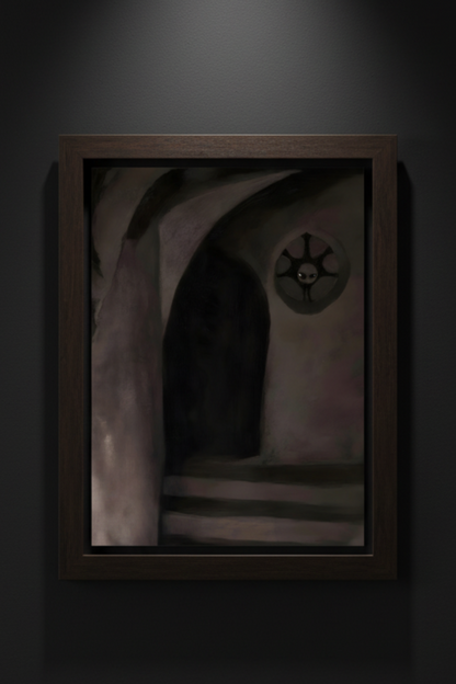 The Archway Between | Gothic Architecture Fine Art Paper Print artwork image