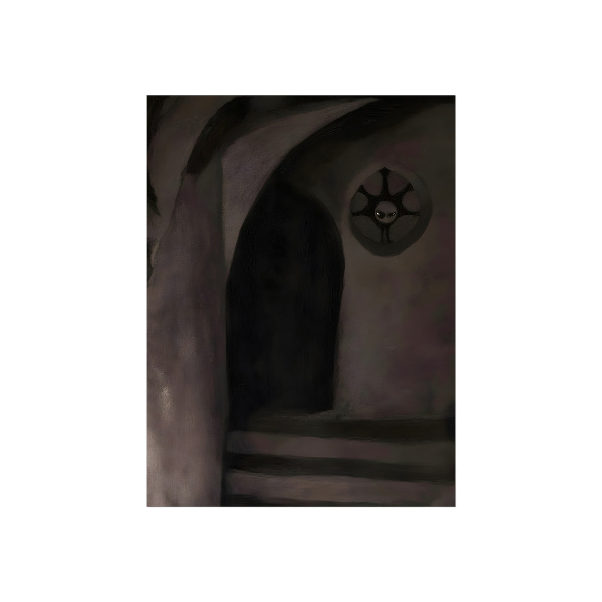 The Archway Between | Gothic Architecture Fine Art Paper Print fine art paper print mockup