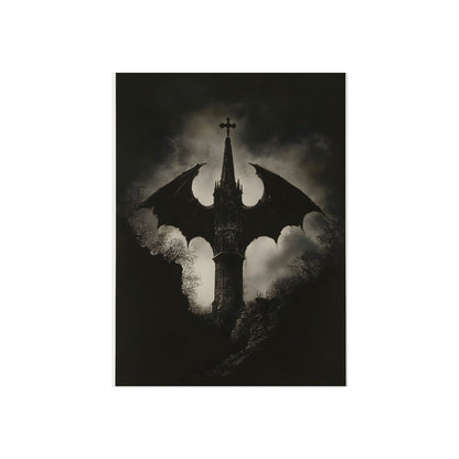 The Bat Tower gothic landscape fine art paper print artwork