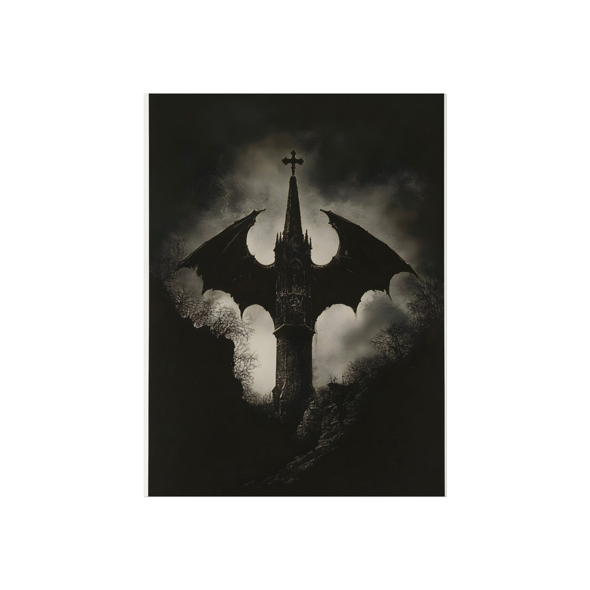 The Bat Tower fine art paper print wall display