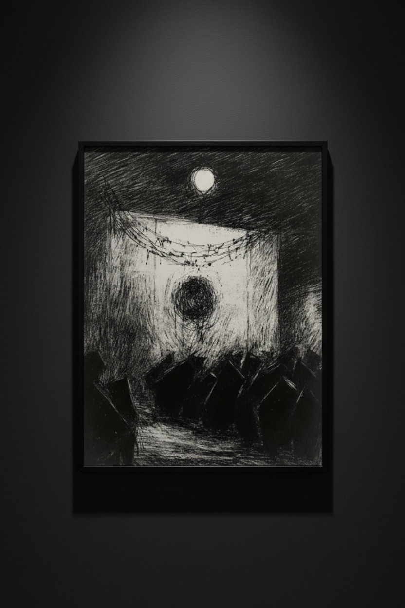 The Black Assembly, art print