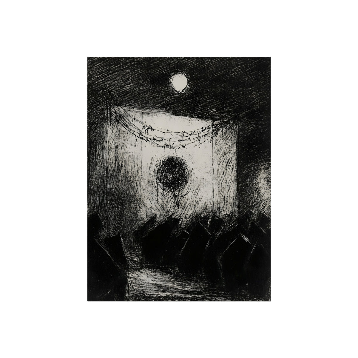 The Black Assembly, art print, view 3