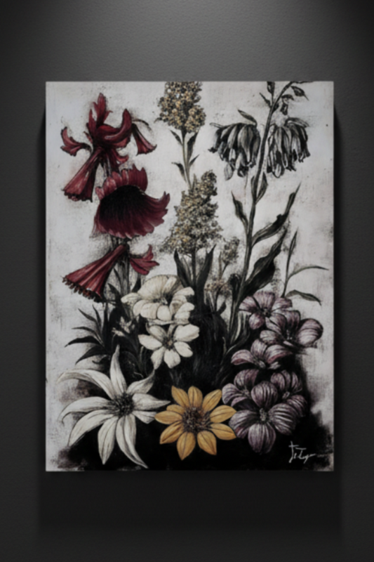 The Botanical Hour | Botanical Fine Art Paper Print artwork image