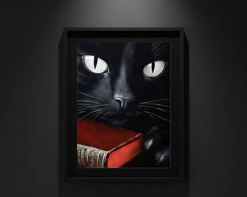 The Familiar's Red Book, art print