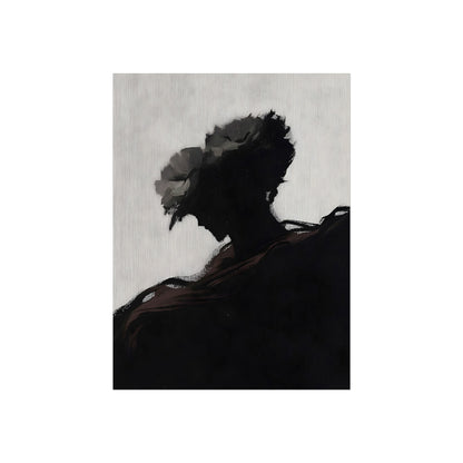 The Floral Silhouette fine art paper print wall display