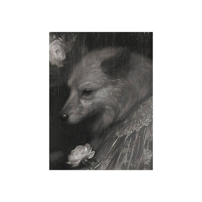 The Fox in Lace, art print, view 2
