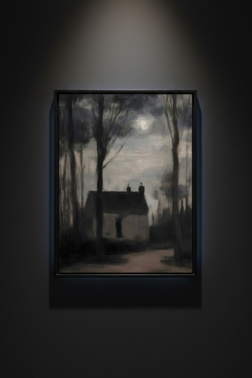 The Haunted Homestead, fine art paper print