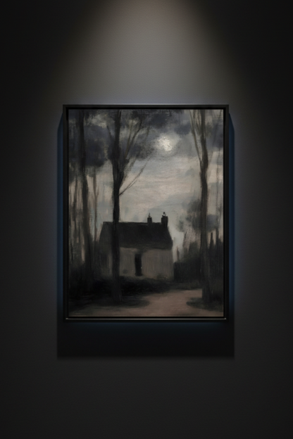 The Haunted Homestead, fine art paper print