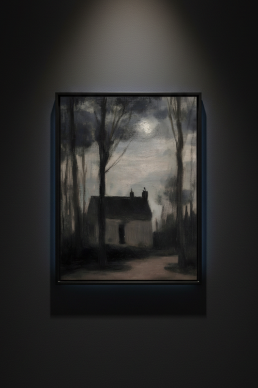The Haunted Homestead, fine art paper print