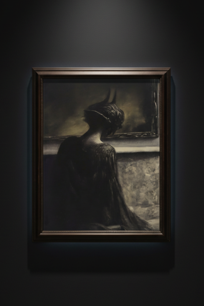 The Horned Guest, art print