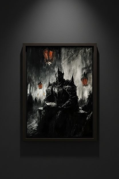 The Horned Sentinel, art print