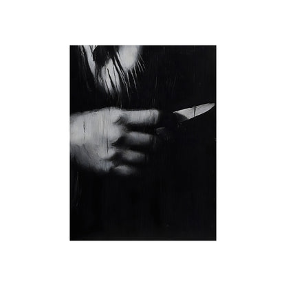 The Knife in Hand, art print, view 2