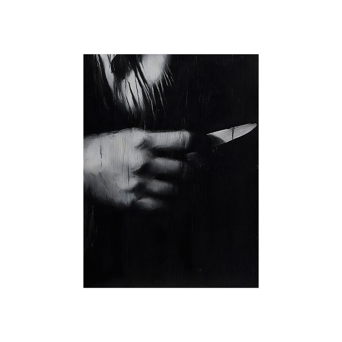 The Knife in Hand, art print, view 4