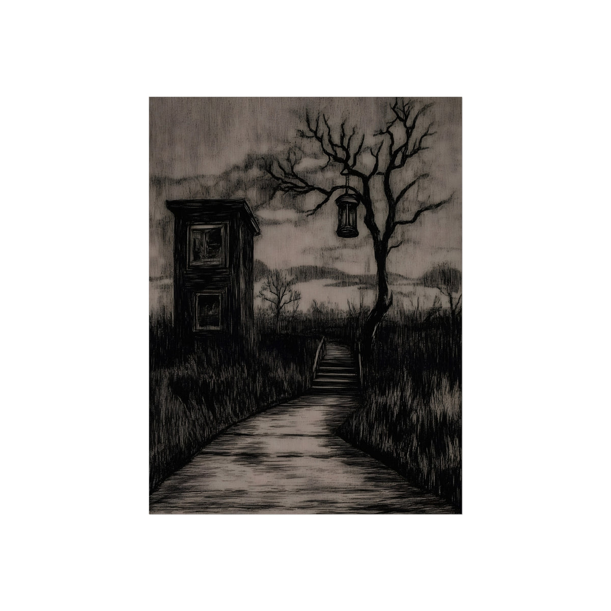 The Lantern Path, art print, view 3
