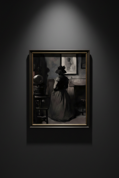 The Last Room gothic woman fine art artwork