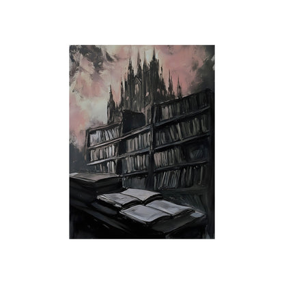 The Library Beyond Midnight, art print, view 2