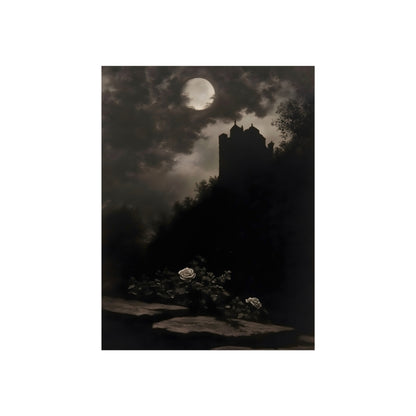 The Moonlit Citadel fine art paper print detail