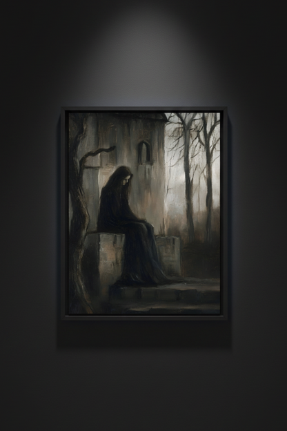 The Mourner's Steps, fine art paper print