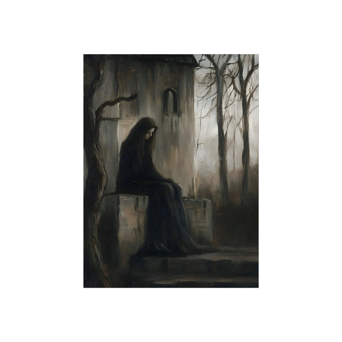 The Mourner's Steps, fine art paper print, view 3