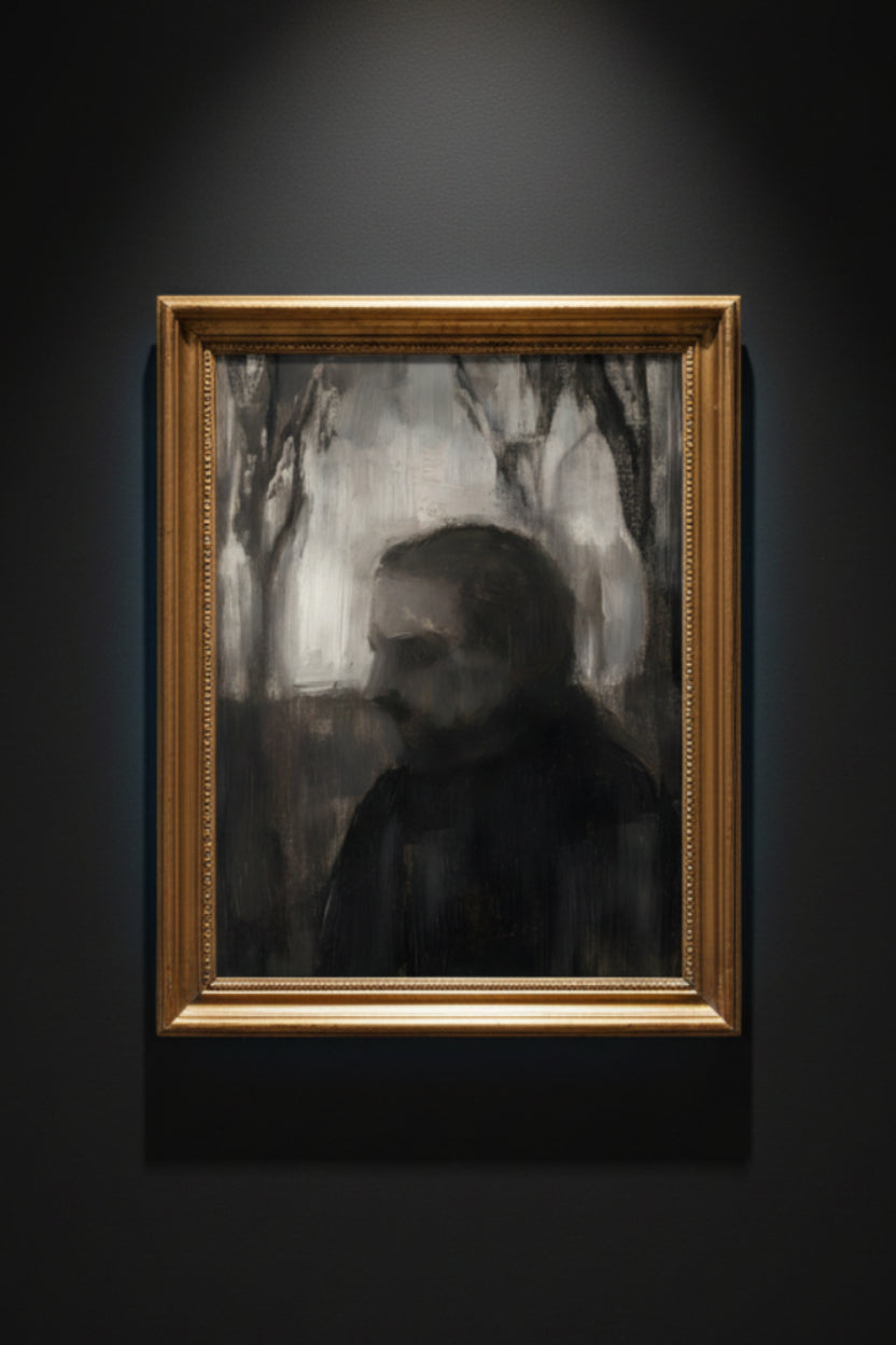 The Mourning Gentleman, fine art paper print