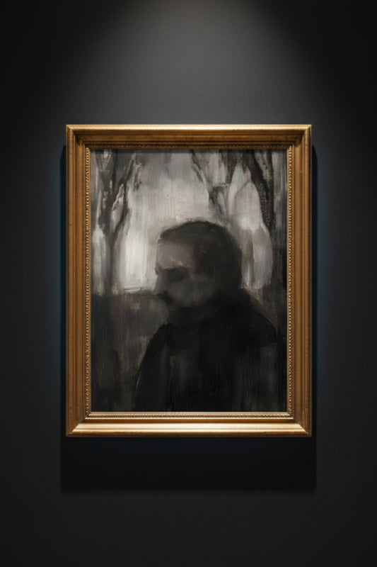 The Mourning Gentleman, fine art paper print