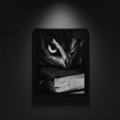 The Owl's Testament, art print, view 2