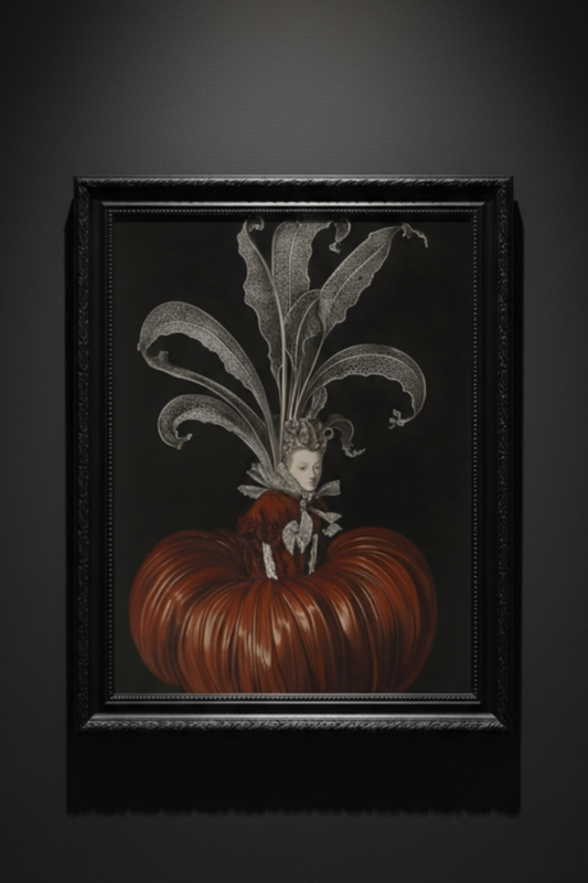 The Pumpkin Throne, art print