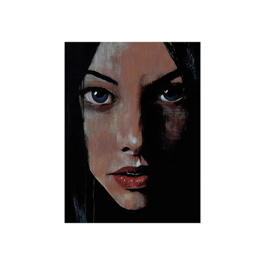 The Quiet Witness | Gothic Portrait Fine Art Paper Print artwork