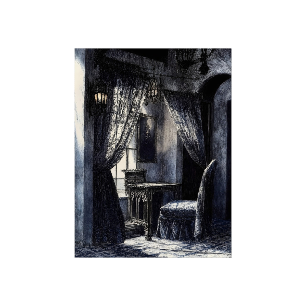 The Room After Dusk, art print, view 2