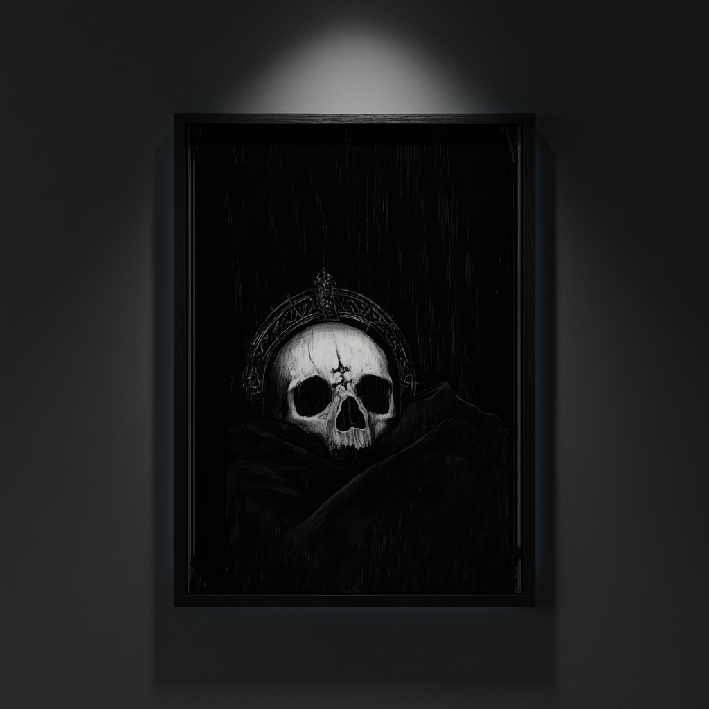 The Silent Heir | Gothic Portrait Fine Art Paper Print artwork image