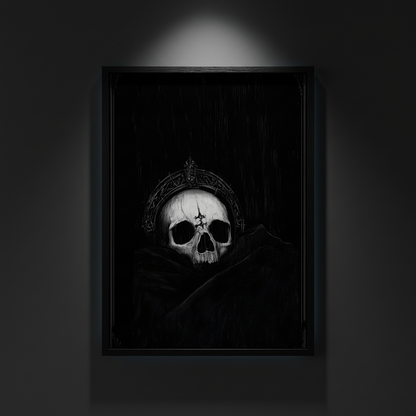 The Silent Heir | Gothic Portrait Fine Art Paper Print artwork image