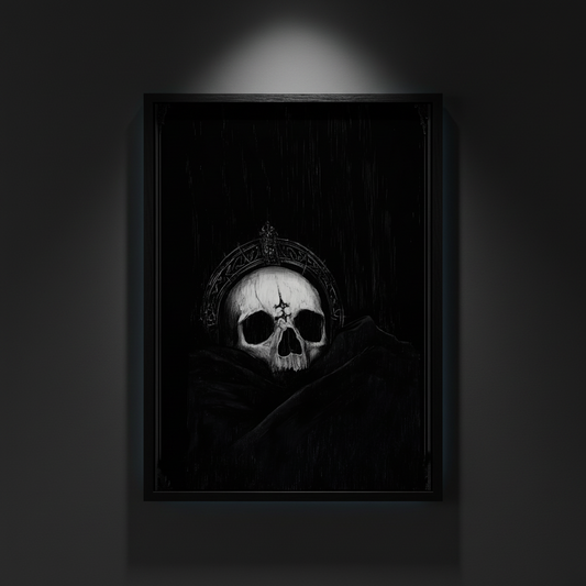 The Silent Heir | Gothic Portrait Fine Art Paper Print artwork image