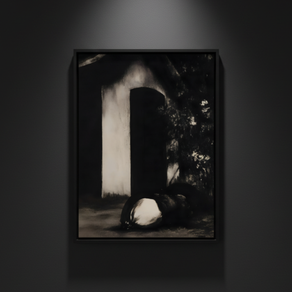 The Threshold | Gothic Architecture Fine Art Paper Print artwork image